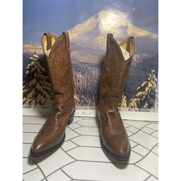 Dan Post 2111 J Size 10 B Mens Brown Leather Boots main image 7